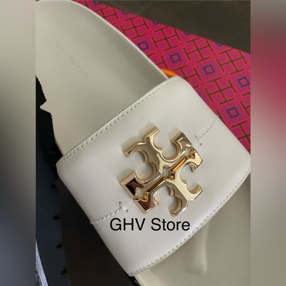 Tory Burch Everly Anatomic Lug Paris Nappa Slide - Picture 4 of 6